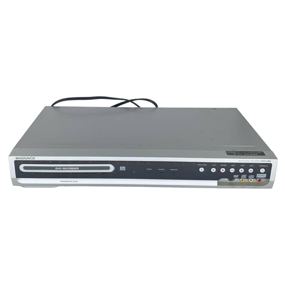 Magnavox DVD Recorder MWR10D6 Burner Rewritable Video Scan No Remote Untested